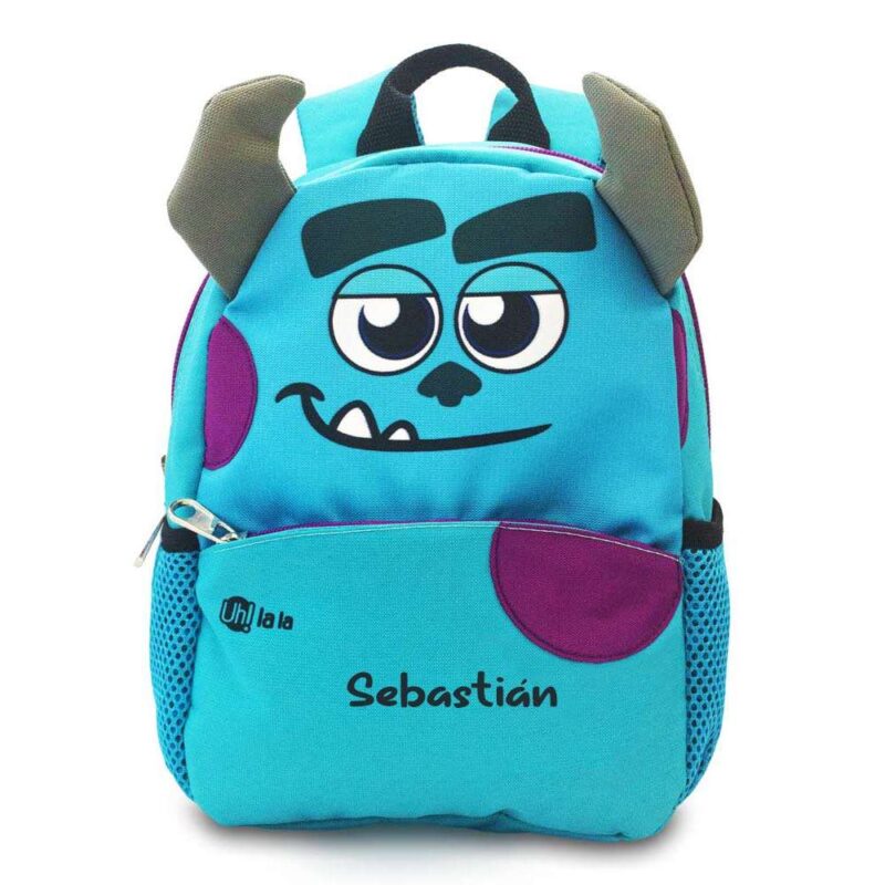 Morral para Niño Babybag Monster con Nombre Personalizado