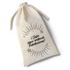 Bolsa de Tela para Regalo con Mensaje Personalizable PD.