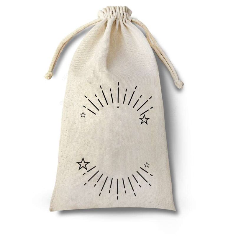 Bolsa de Tela para Regalo con Mensaje Personalizable PD.